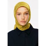 Luxury Jakar Eşarp Oliv Yeşili