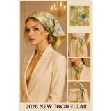 Luxury New Fular 70x70 Cm