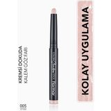 Luxury Suya Dayanıklı Işıltılı Kalem Far -Color Shadow Stick - 005 Icy Pink- 8682536039451 1 Adet