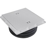 Luxwares 400 mm Koruge Boru Uyumlu Çerçeve + Düz Kapak