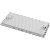 Luxwares 40X80 Dikdörtgen Plastik Rögar Kapağı / Çerçeve + Düz Kapak