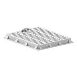 Luxwares 50x50 Plastik Rögar Kapağı Çerçeve + Izgaralı Kapak