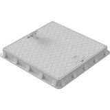 Luxwares 60X60 Plastik Rögar Menhol Kapak ve Çerçeve