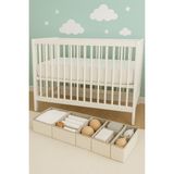Luxway Home 8’li Gri Çizgili Çekmece Içi Düzenleyici Organizer Set – Katlanabilir Çok Amaçlı Saklama Kutuları - 001-Renkli - Diğer