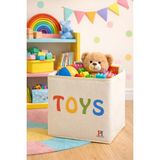 Luxway Home Toys Desenli Kapaksız Dolap Içi Çamaşır Oyuncak Düzenleyici Katlanır Saklama Kutusu 30X30X30 - Çok Renkli