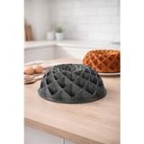 Luxxa Home Diamond Döküm Kek Kalıbı 24cm Antrasit