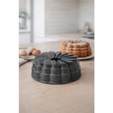 Luxxa Home Flora Döküm Kek Kalıbı 26cm Antrasit