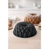 Luxxa Home Pigna Döküm Döküm Kek Kalıbı 24cm Siyah