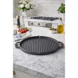 Luxxa Home Riva Elite Çift Taraflı Döküm Tava 34CM Antrasit