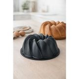 Luxxa Home Tufan Döküm Kek Kalıbı 26cm Siyah