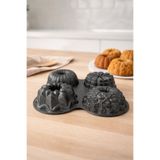 Luxxa Home Viona 4'lü Muffin Kek Kalıbı Antrasit
