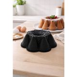 Luxxa Home Zera Döküm Kek Kalıbı 25cm Siyah