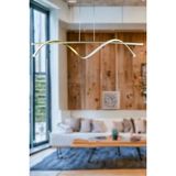 Luzarana Eclipse Modern Tasarım Eskitme Renk Beyaz Ledli Cafe - Mutfak - Salon 2 Li LED Avize - Metal