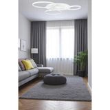 Luzarana Yaman Modern Tasarım Beyaz Renk Beyaz Ledli Cafe - Mutfak - Salon LED Avize - Metal