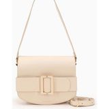 Lêvi D'or Krem Toka Tasarımlı Omuz Çantası - 22cm