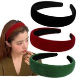 Lvyeer Kadife geniş saç bantları kadınlar için yumuşak kafa bantları Diademas Para Mujer De Moda saç bantları kadınlar kızlar için moda kaymaz kafa bandı kadınlar için saç bantları saç aksesuarları