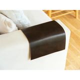 LWA Leather Birinci Sınıf Deri Kanepe Kolçak Kılıfı, El Yapımı 2,4 mm Bitkisel Tabaklanmış Kanepe Koruyucu 50X75 cm - Sütlü Kahve