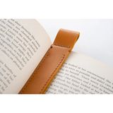 LWA Leather Deri Kitap Ayracı, El Yapımı Dikişli Kitap Ayracı 100 Adet Hardal