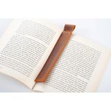LWA Leather Deri Kitap Ayracı, El Yapımı Dikişli Kitap Ayracı 30 Adet Koyu Kestane