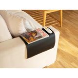 LWA Leather Eskitilmiş Deri Kanepe Kolçak Kılıfı, El Yapımı 1,6 mm Kanepe Koruyucu 50X75 cm - 0,6 x 19 x 29 cm - Siyah