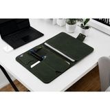 LWA Leather Hakiki Eskitme Deri MacBook Portföy Kılıfı - 13-17 Inç Uyumlu Lüks Laptop Çantası 14" - Renk