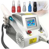 Lwjunmm 1064Nm 532Nm 1320Nm Nd Yag Lazer Dövme Silme Kaş Pigmenti Kaş Hattı Güzellik Makinesi Salon Merkezi Cihazı Kırmızı İşaretçi İle 5 Problar