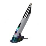lychee Şarj Edilebilir Cep Kalem Fare, Sol/Sağ Elini Kullanan Kablosuz Optik Ergonomik Fare Stylus Fonksiyonlu RGB Arkadan Aydınlatmalı Tip C ve PC Dizüstü Notebook Mac için Mikro USB Adaptörü (Gri)