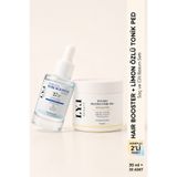 LYL BEAUTY Haır Booster Saç Dökülme Karşıtı, Güçlendirici Saç Serumu - Saf Limon Özlü Peeling Tonik Ped 30 Adet