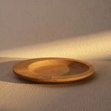 Lyla Ceviz Ahşap Dekoratif Tabak 25X25X2.5 cm - 0,21 lt