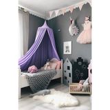 LYN HOME & DECOR Mor Şifon Cibinlik
