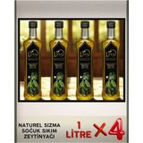 Lyna Naturel Sızma Soğuk Sıkım Zeytinyağı 1 Lt 4 Adet