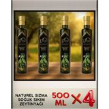 Lyna Naturel Sızma Soğuk Sıkım Zeytinyağı 500 ml 4 Adet