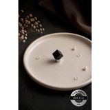 Lynare Deliksiz Mıknatıslı Kare Kristal Taşlı Erkek Kadın Unisex 316 L Çelik Küpe 1 Adet