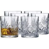 Lyngby Glas Melodia Kristal Viski Bardağı 6 Adet 31 cl - Renkli