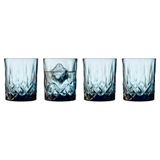 Lyngby Glas Sorrento Viski Bardağı 32 cl 4 Adet Mavi
