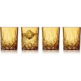 Lyngby Glas Sorrento Viski Bardağı 4 Adet 32 cl Amber - Renkli