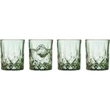 Lyngby Glas Sorrento Viski Bardağı 4 Adet 32 cl Yeşil - Renkli