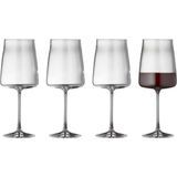 Lyngby Glas Zero Kırmızı Şarap Kadehi 4 Adet 54 cl - Renkli
