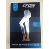 Lyon Diz Üstü Orta Basınçlı Varis Çorabı Ten Rengi CCL2 4XL Açık Diz Üstü ten-rengi