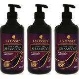 Lyonsey At Kuyruğu 3x400 ml Şampuanı