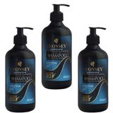 Lyonsey Kara Sarımsak 3x400 ml Şampuan