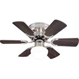 Lypsi Tavan Vantilatörü 142 Cm, Dc Motor, Uzaktan Kumandalı, Siyah/ahşap