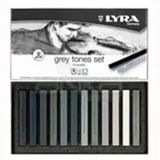 Lyra 12 Renk Gri Tonlar Soft - Toz Pastel Boya Seti