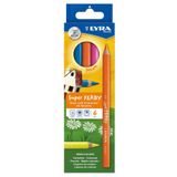 Lyra 3721063 Jumbo Neon 6 Renk Kuru Boya Kalemi
