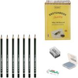 Lyra Eskiz Başlangıç Seti 4 + Dereceli Kalem + A5 Defter + Dağıtıcı Set + Silgi + Açacak + Hamur Silgi - Karışık-Çok Renkli - standart