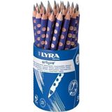 lyra groove jumbo kurşun kalem graphite pembe l1873361 (36 lı paket) - Yok