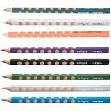 Lyra Groove Jumbo Kuru Boya Kalemi - 8 Renk - 1 Adet - Çok Renkli
