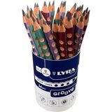 Lyra Groove Metalik Jumbo B Grafit Kurşun Kalem 36 ' Lı