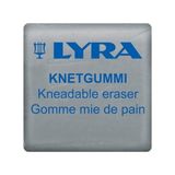 Lyra Hamur Silgi 1 Adet Gri Renkli Yumuşak Silgi 5x5 cm Ölçülerle Kullanıma Uygun