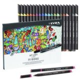 Lyra Hi-Quality 20 Renk Metal Kutu Art Pen